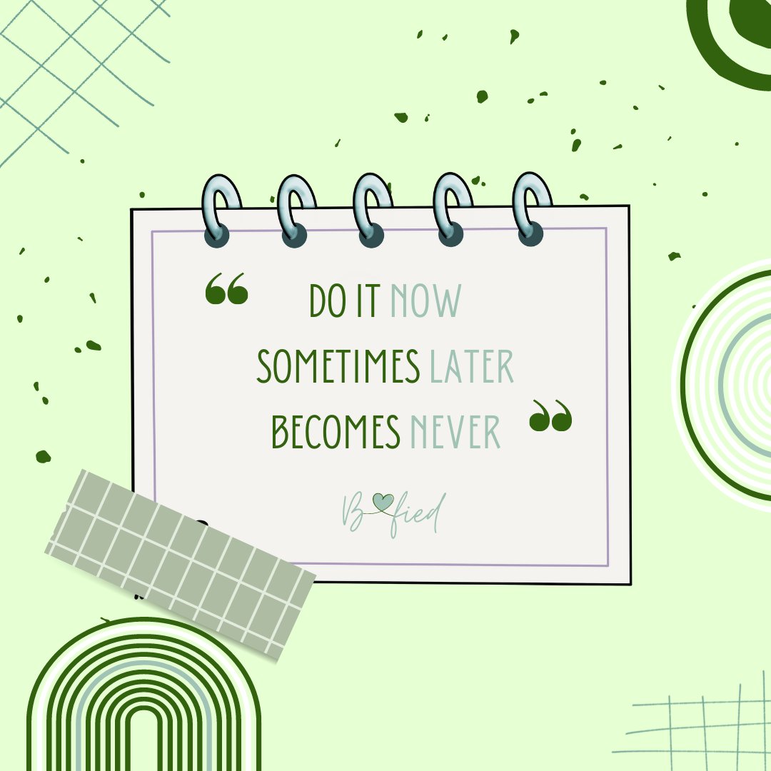 GetBynafied's tweet photo. 1/2

❌ There’s never a perfect time 🕒 to do the things you want to do. Sometimes the best time to do something great is always, but it's even better when that 'always' is now ⁣.⁣💯

Tune in for more Inspirational messages.
Every Like, Comment, and Share matters! https://t.co/9UtuYeIWDP