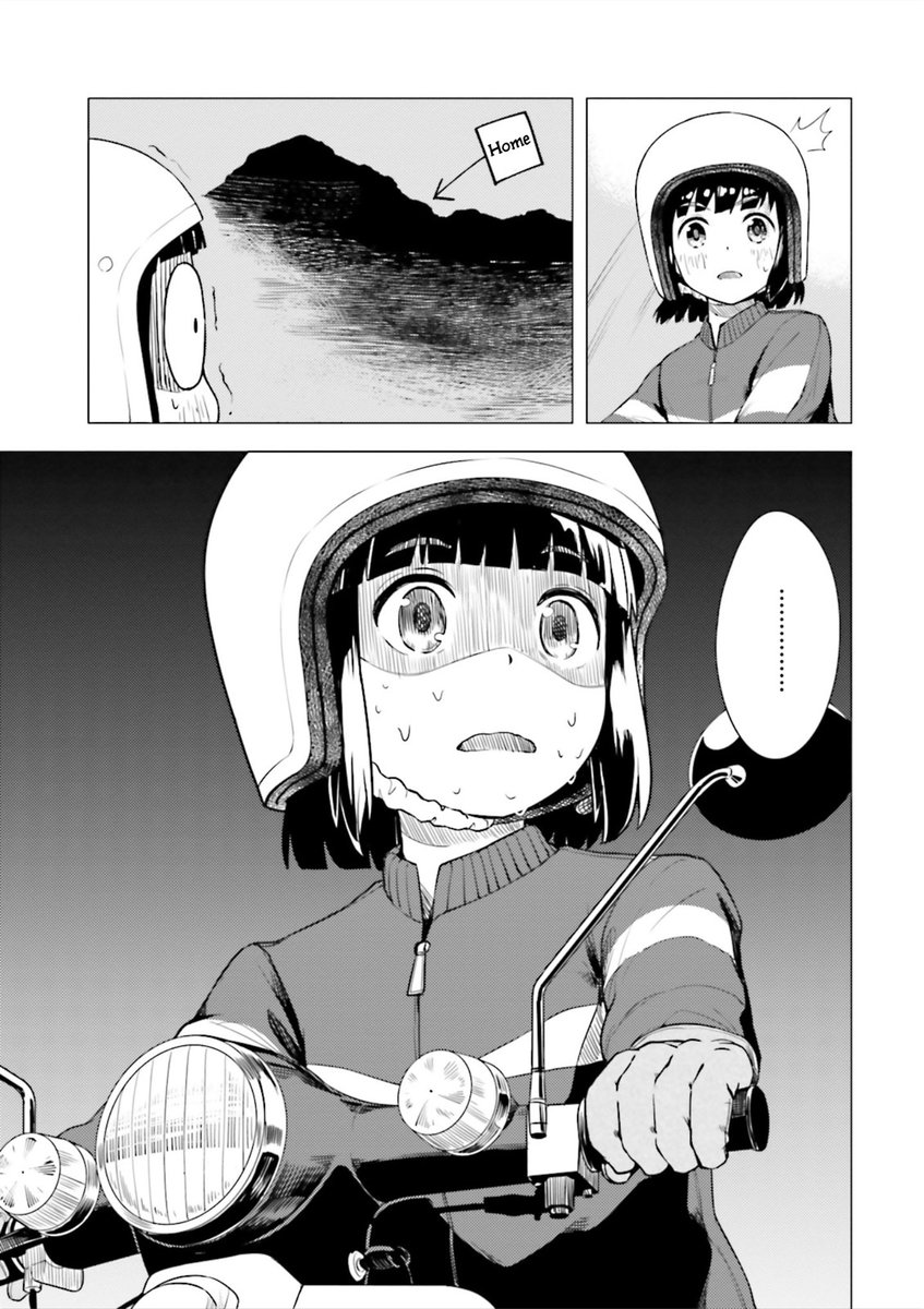 YURU_Il's tweet photo. Je sais pourquoi j’aime autant Super Cub, c’est tout simplement sa simplicité dans son côté Slice of life, il n’y a pas beaucoup de dialogue mais pourtant on est plongé dans l’œuvre ! #YuruReading https://t.co/VN41PUvGDJ