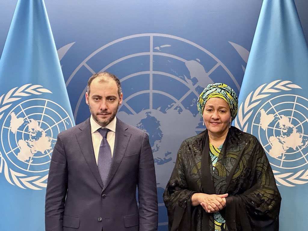 Despite systematic Russian missile attacks & attempts to destroy our infrastructure, 🇺🇦 remains a reliable guarantor of global food security. This was assured by @AminaJMohammed at a meeting at @UN. We’re grateful for your cooperation!