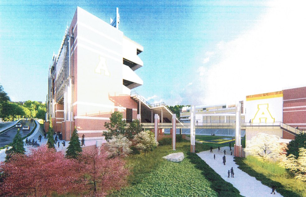 olmountainjug's tweet image. Renderings of possible east side expansion for Kidd Brewer that have been making their way around.