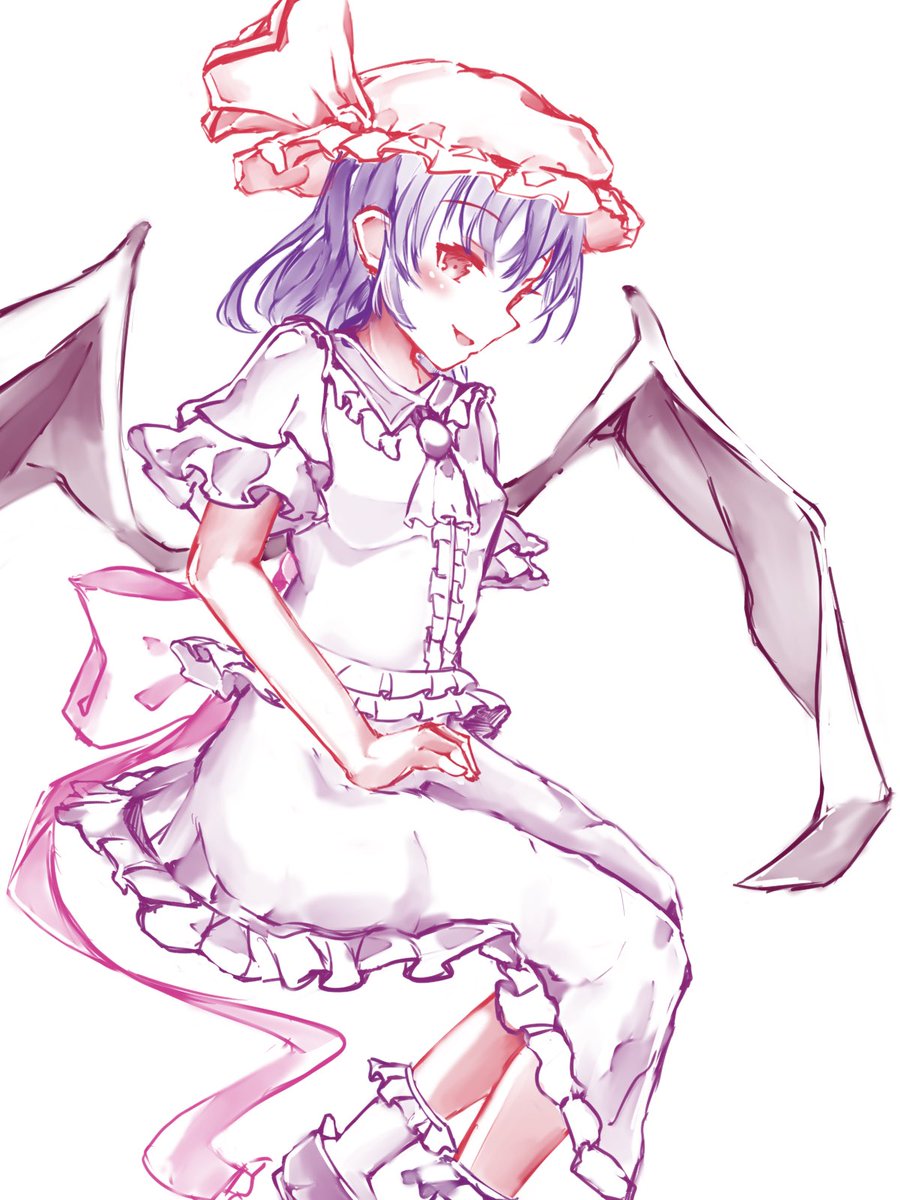 背景が決まらずに留まっていおぜうさま供養(  ✋˘ ˘👌  )

イメージは、紅魔館の新人執事ちゃん(ショタ)の一日勤務が終わって疲れてそうだから、膝枕してあげようとしてる(早口) 