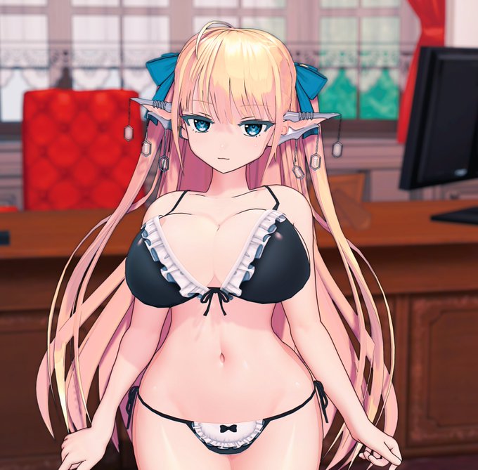 よそのこエルフ見てたら面白そうだなって思って
ちょこちょこキャラクリ起動してた 