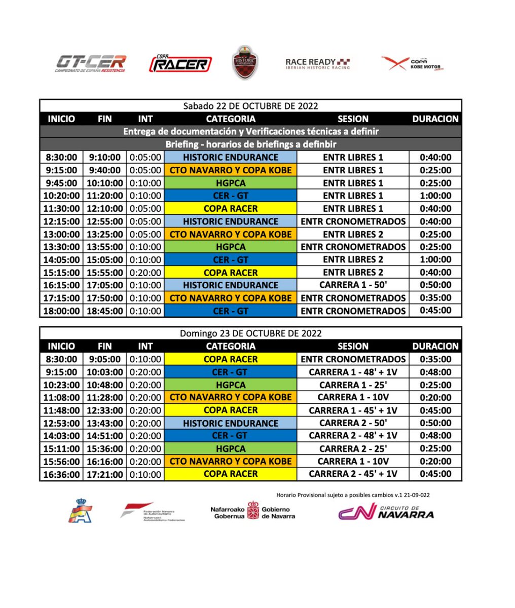 KobeMotorsport's tweet photo. 🙋¡Ey! Mañana tenemos prueba en el Circuito de Navarra.
⏱Apúntate sus horarios😉
.
.
.
#copakobe #kobemotor #lacopakobemola https://t.co/sr7AKFS4X4