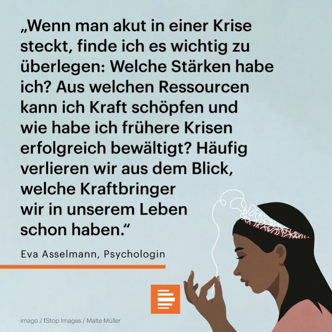 evaasselmann's tweet photo. In #Krisen verlieren wir oft unsere #Ressourcen aus dem Blick, dabei sind sie gerade dann so wichtig💪! Im @dlfkultur habe ich darüber gesprochen: https://t.co/gVfqWrgV1I Welche #Stärken hast du, und woraus schöpfst du in herausfordernden Zeiten neue Energie😊? https://t.co/vY6kb2TWqE
