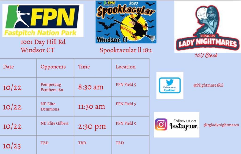 pchiaramonte07's tweet photo. Schedule for this weekend!!
@NightmaresRG @NightmaresNew @ExtraInningSB @D1Uncommitted @msudimick2025 @Sloanwalmsley25 @abbyyoung2025 @AvaRyszczyk2026 @Jrauccisoftball @revere_mekenzie @siennacclucas @Miaferrigno45 @morganmarsilius @greenwoodm25 @SarahHubner14 https://t.co/T4Yunjr3gP