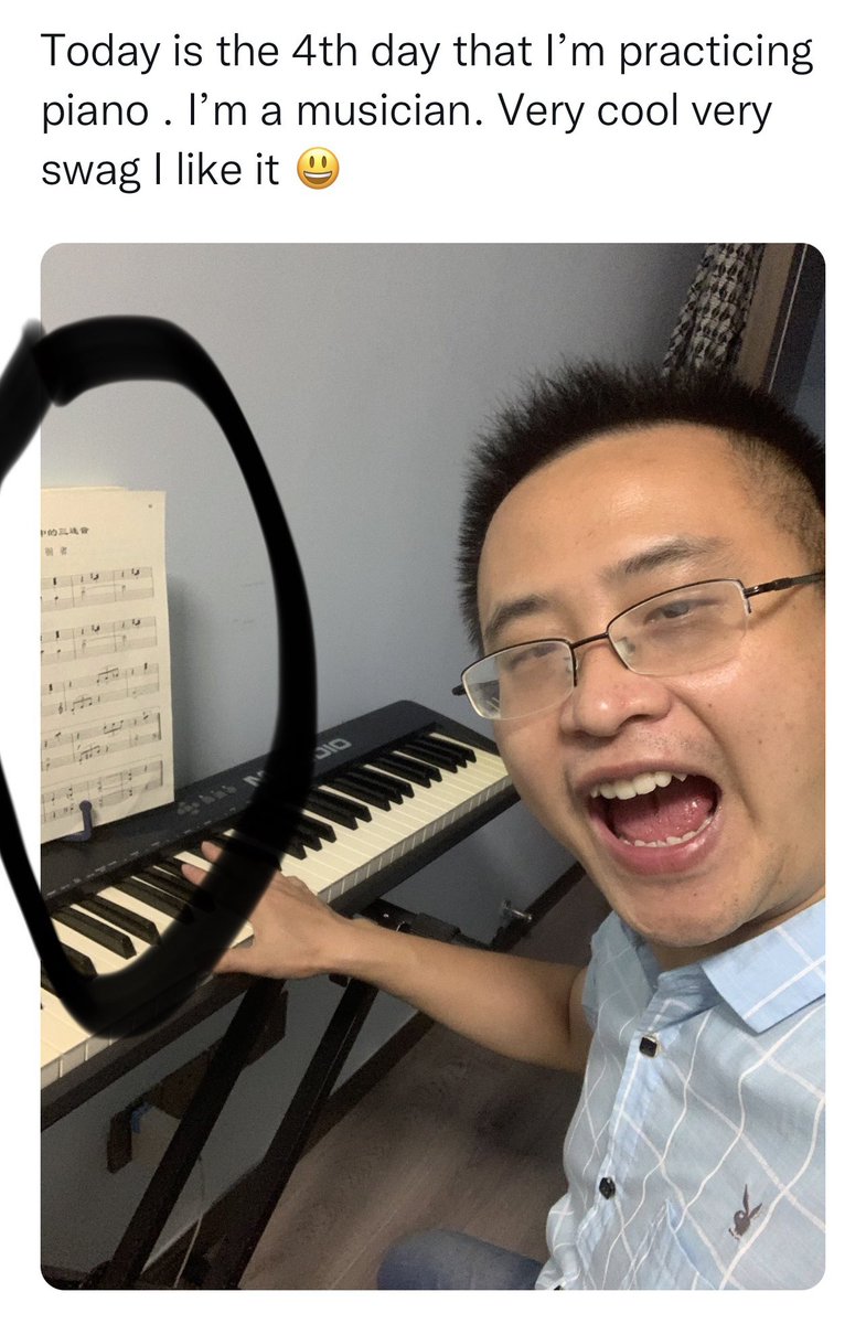 LordAizen18's tweet photo. #JoblessJamesWhite has been practicing this for awhile. That’s ok tbh. But he is doing it wrongly.
This is a foundational piece, supposedly teaching beginners basic performance directions. In this instance, triplets
But he has been doing it all wrongly. https://t.co/JYYlx0FjCq