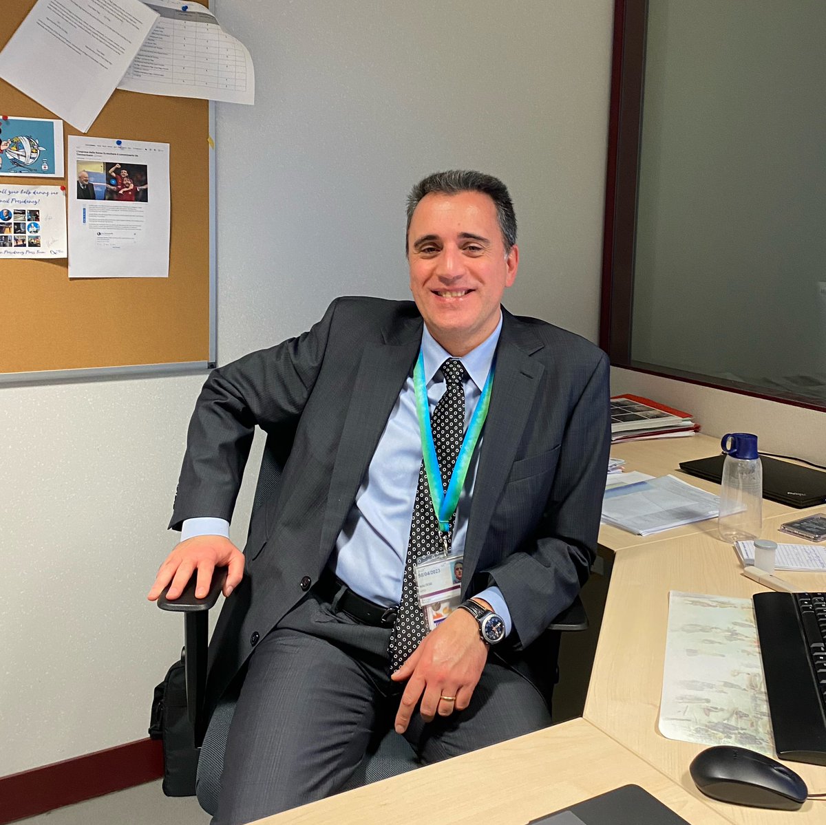 EUCouncilPress's tweet photo. Thank you @EU_VitoMaltese for the amazing job you’ve done and your invaluable help. And congratulations #ZoomMaster🥋on your streaming &amp; remote press conferences achievements.

From the bottom of our ♥️ we wish you all the best in your future challenges.

Grazie mille, Vito!#EUCO https://t.co/4tazk5ccFI