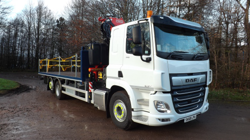 AlltruckGroup's tweet photo. 🚛FOR SALE🚛2018 “68" DAF CF370 26T Flatbed with FASSI F275 Crane, Euro 6, 370bhp, Auto Gearbox, Sleeper Cab, Air Con, Night Heater, 25ft 6" Flatbed, Hardwood, F275 Hook crane, Remote, Rear Lift+Steer MOT 01/11/2023, 130,000km

WhatsApp Sales +44 7900 682202 

#fassifriday https://t.co/lp6OYbcbXc