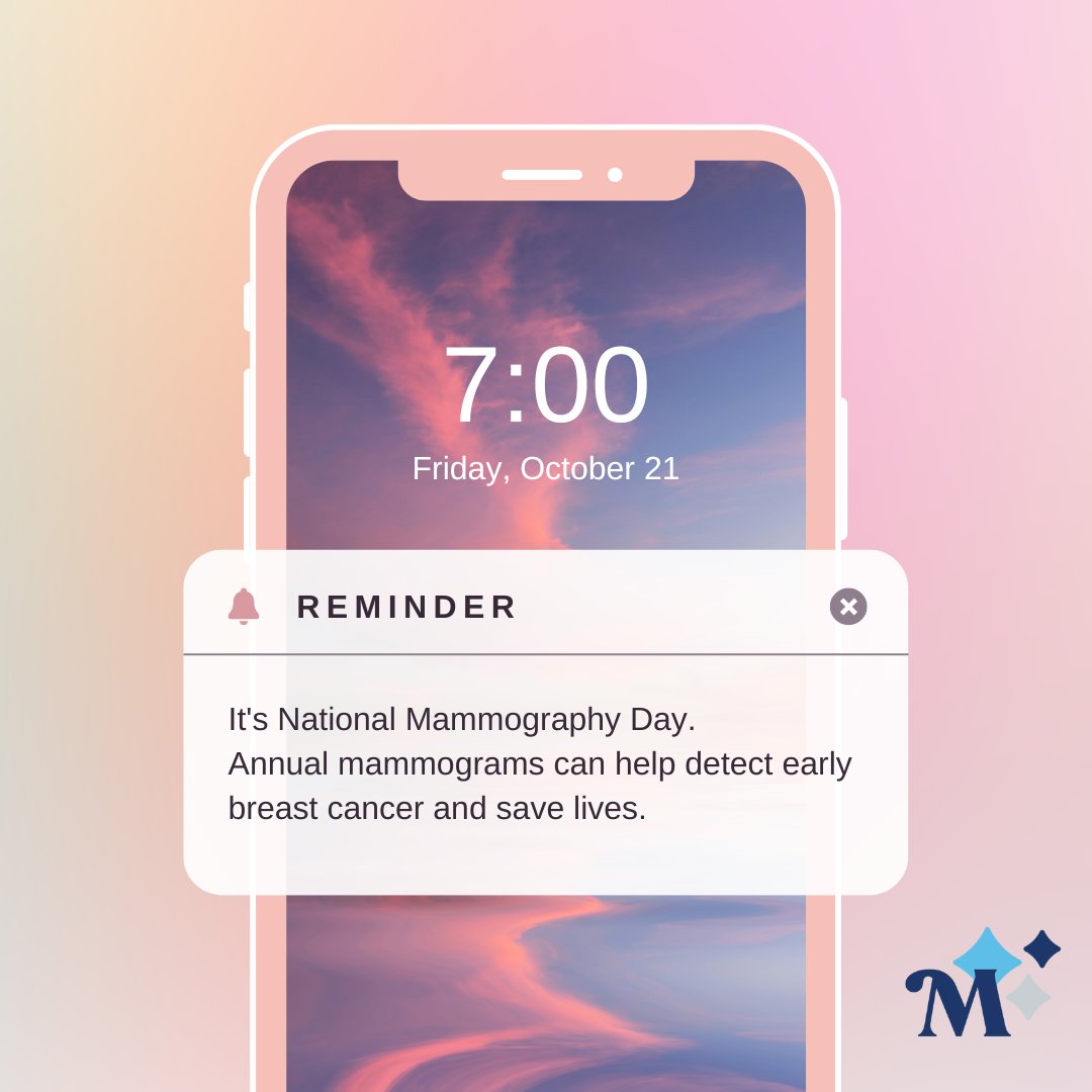 MyMirrorCare's tweet photo. Call your doctor and schedule your mammogram today. 👩‍⚕️🏥🙋‍♀️ https://t.co/buacvTHcf9