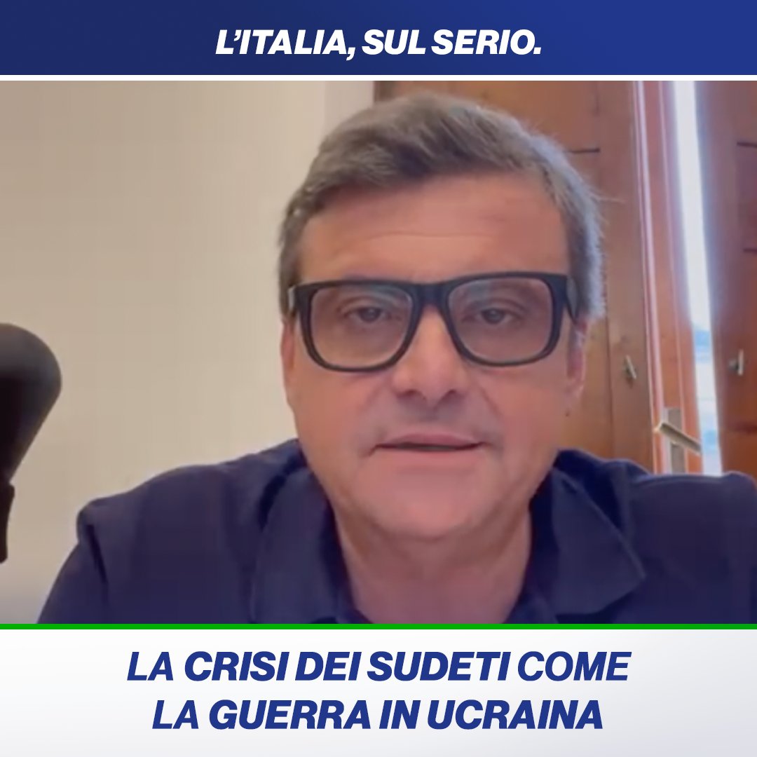 Carlo Calenda on Twitter "La crisi dei Sudeti che portò alla seconda