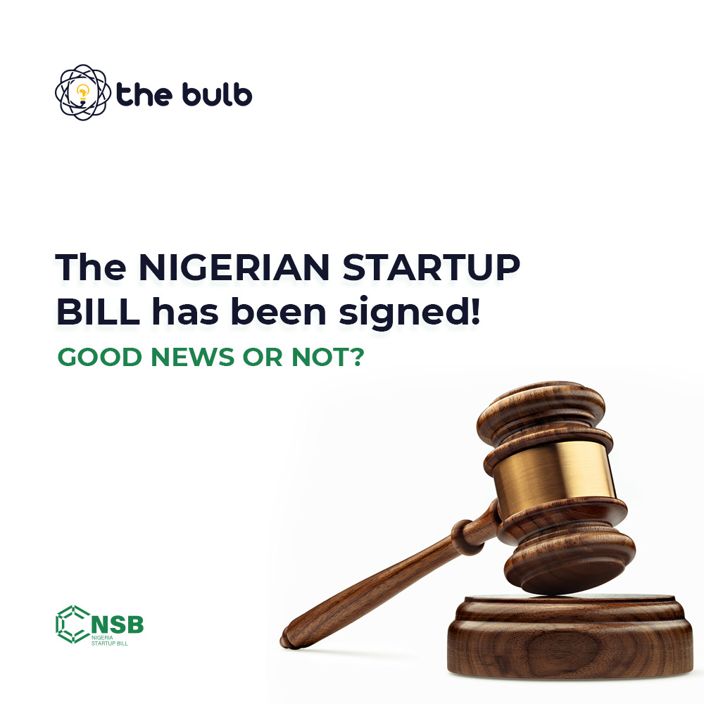 LeverageTheBulb's tweet photo. The Nigerian Startup Bill Has Been Signed!
How does this affect you business?
Thread π§΅
#startups #MakingLawsWork #NigeriaStartupAct #Media #Data #Bill #PDP #Law #startup #US #YESSECURITIES #Acumen https://t.co/m9KatsXjLr