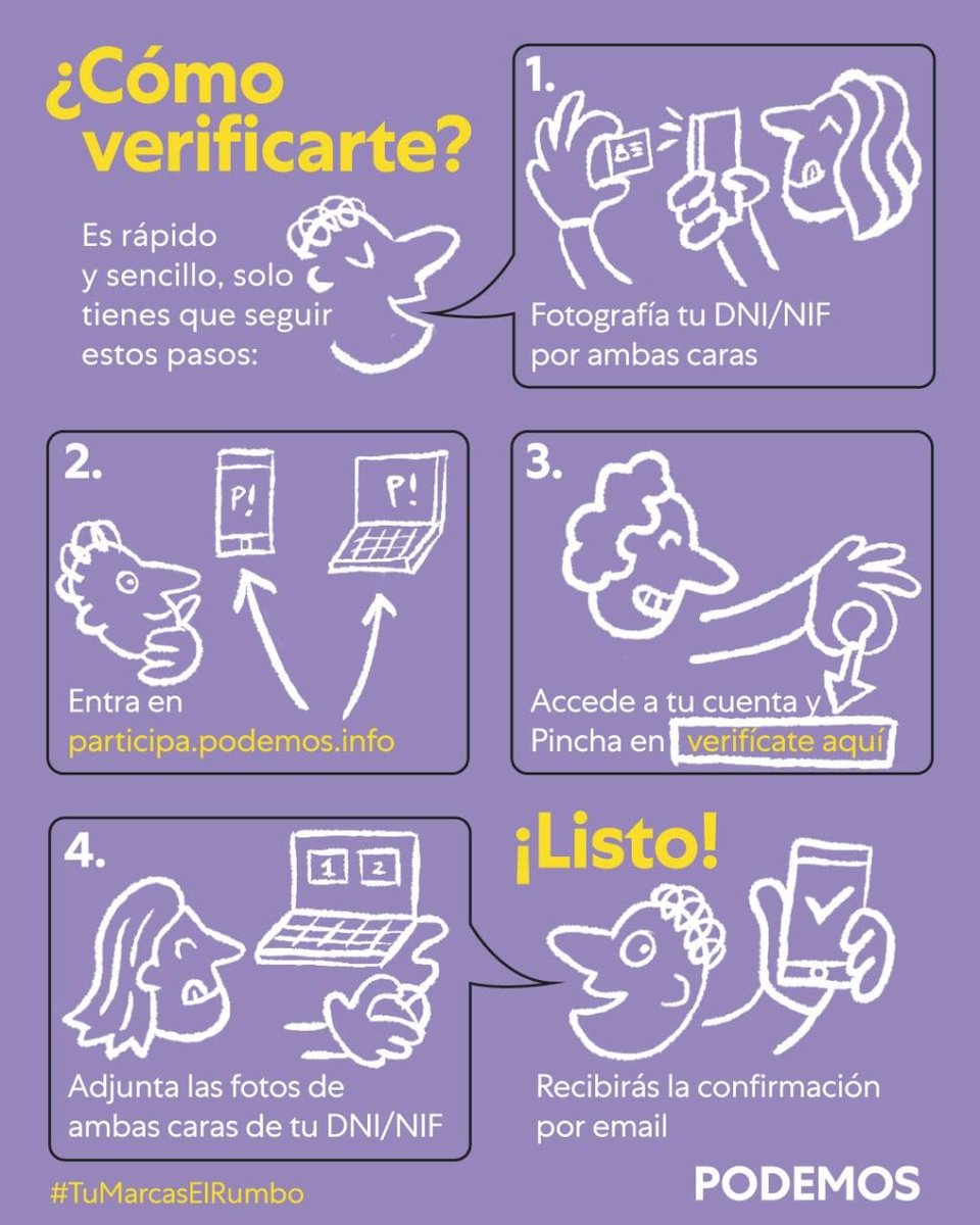 A partir del 28 de octubre comienzan las votaciones telemáticas de las primarias de @PODEMOS. Si eres inscrito o inscrita, pero no has validado aún tu identidad, puedes hacerlo ya 👇 participa.podemos.info/es