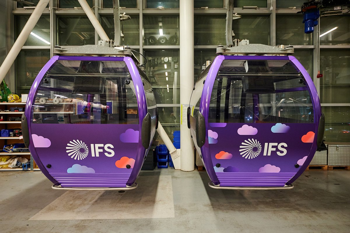 ProjectExpert's tweet photo. Sharing some more photos from the #IFSCloud Cable Car launch with @TfL. This offers us the opportunity to share a genuine customer story, one that’s powered throughout by @IFS software and representative of the strength of our solutions in an asset intensive sector. https://t.co/iZUDPe0rAL