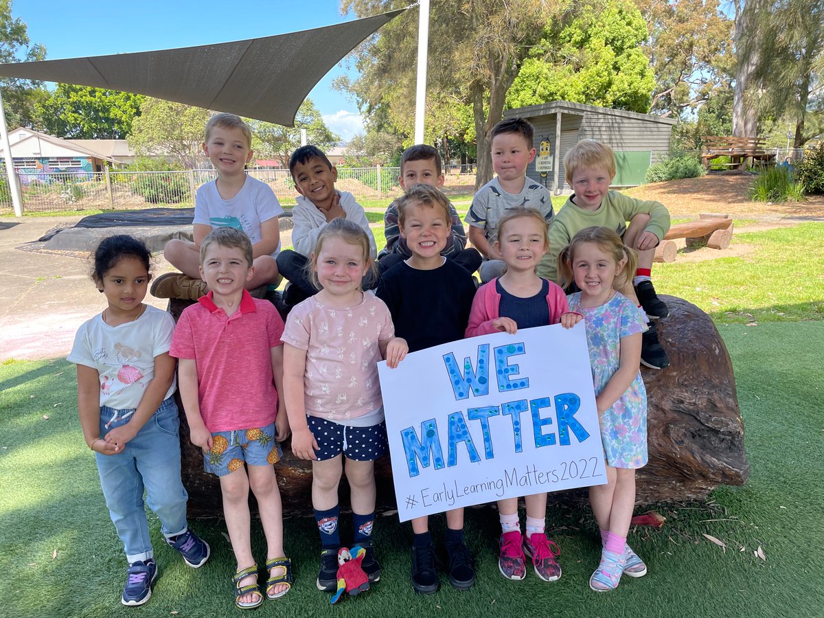 Luci_May11's tweet image. We may be little but we have big voices, big hearts and big ideas that will change this world. WE MATTER! 💙💛#EarlyLearningMattersWeek #LearningThroughPlay #TeamPreschool #FMDS