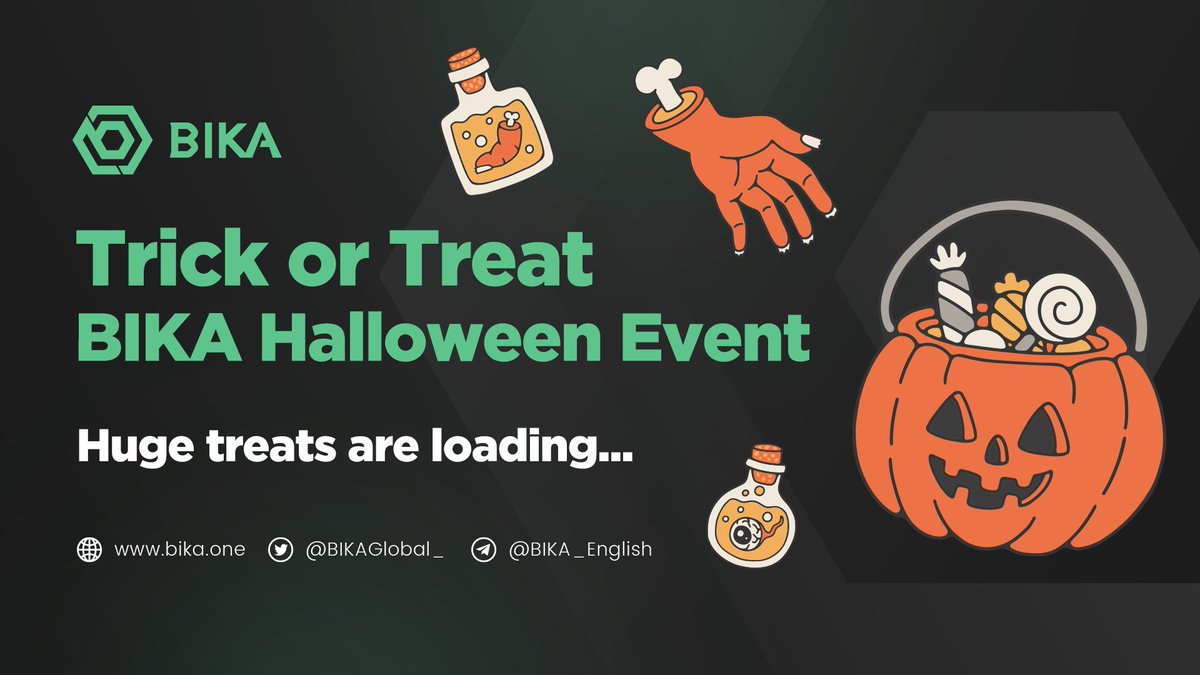 BIKAGlobal_'s tweet photo. 🎃Trick or Treat🎃

BIKA Halloween Giveaway is coming soon!
Fabulous treats prepared for you!

🍬Resister your BIKA account first &amp; get ready: https://t.co/aHBfYzLVU5 
🍬 Follow @BIKAGlobal_ &amp; Like this post
#Giveaway #Halloween2022 https://t.co/rmbiauIXxi