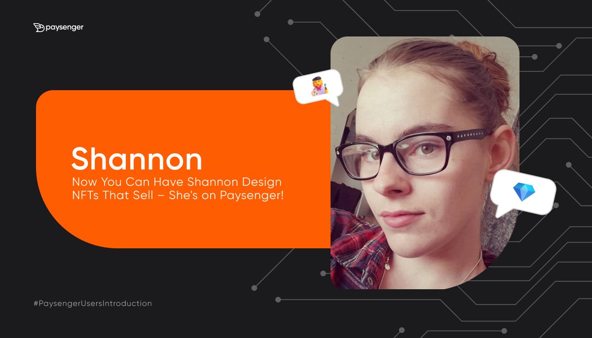 #PaysengerUsersIntroduction 🔥. NFTs are unique. But.. what makes them so unique🦄? Why are they so valuable? Ask Shannon all of your questions about the world of Non-Fungible Tokens. Reach out to her on #Paysenger paysenger.com/@id29021/