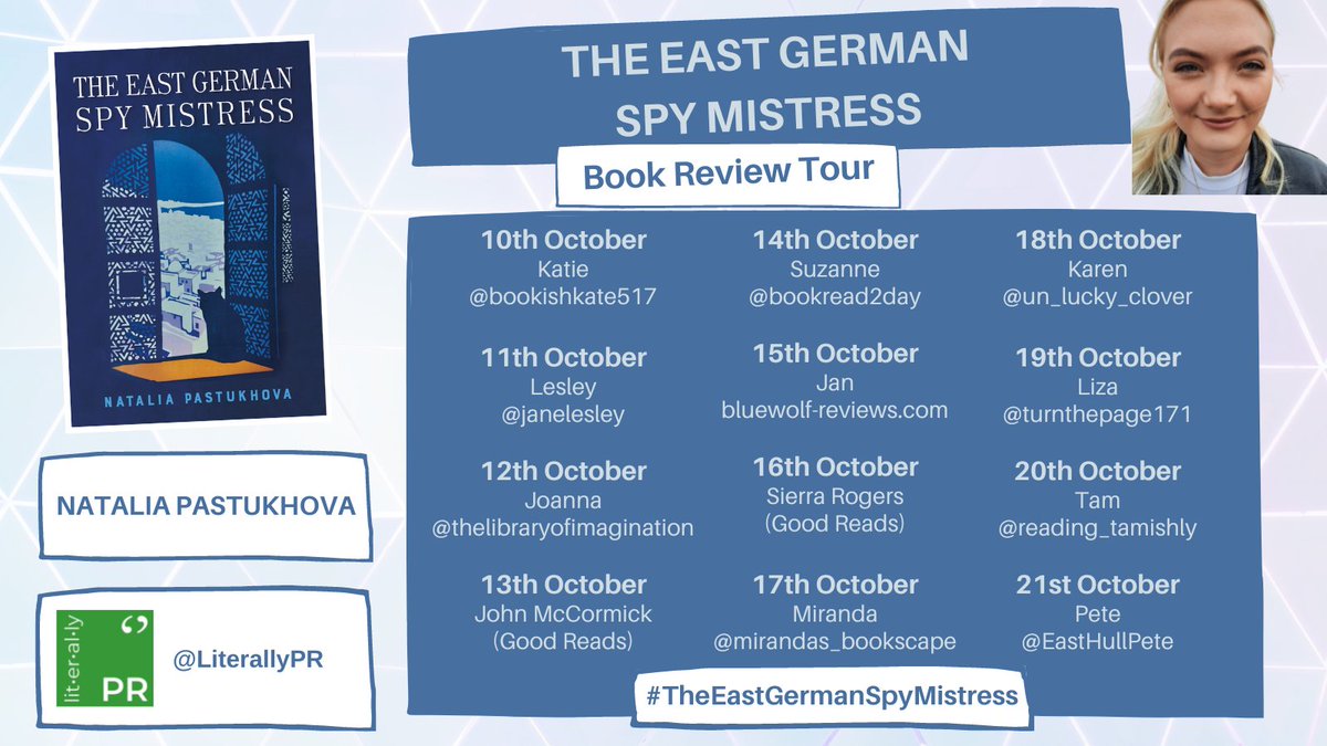 Mine is the last post on the Blog Tour for #TheEastGermanSpyMistress by Natalia Pastukhova and published by @SelfPublishBath but there have been reviews since 10th so don't forget to check out some of those peterturnsthepage.wordpress.com/2022/10/21/the…