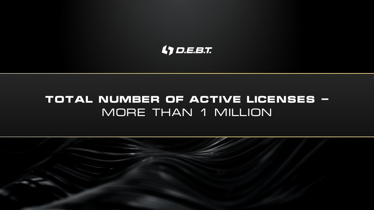 Chrysalis_Web3's tweet photo. D.E.B.T. is blowing up! The D.E.B.T. ecosystem has over 1 million active licenses!
Come join us on our mining journey. Youโll be glad you did.
#DEBT #NodeSoftwareLicense #license #mining #cryptocurrency #blockchain https://t.co/zM6ondbw9M