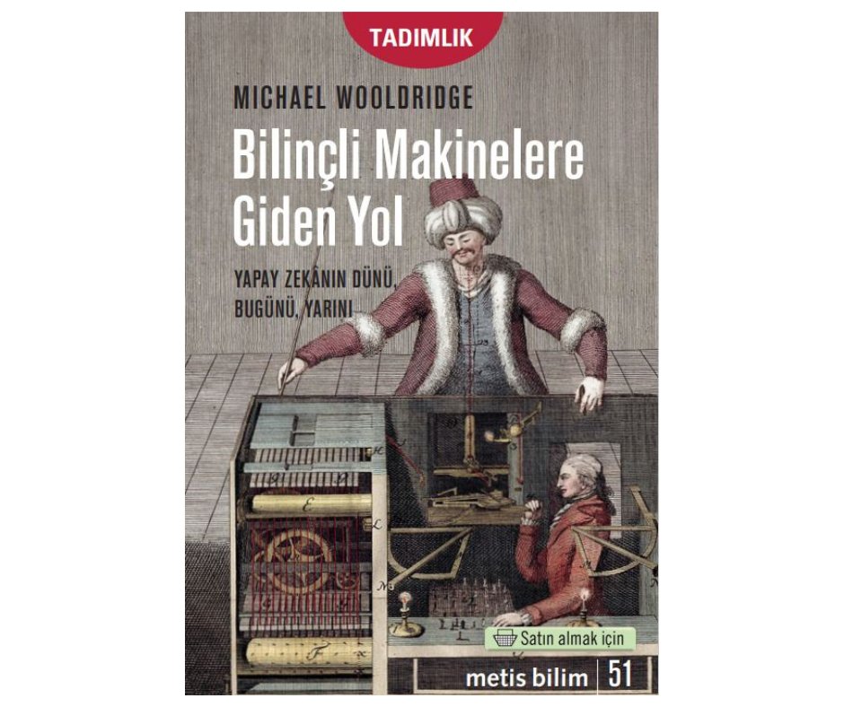 #BilinçliMakinelereGidenYol #MetisBilim dizisinden çıktı! Hazırladığımız tadımlık PDF'den inceleyebilirsiniz: drive.google.com/file/d/1nA-_1K…