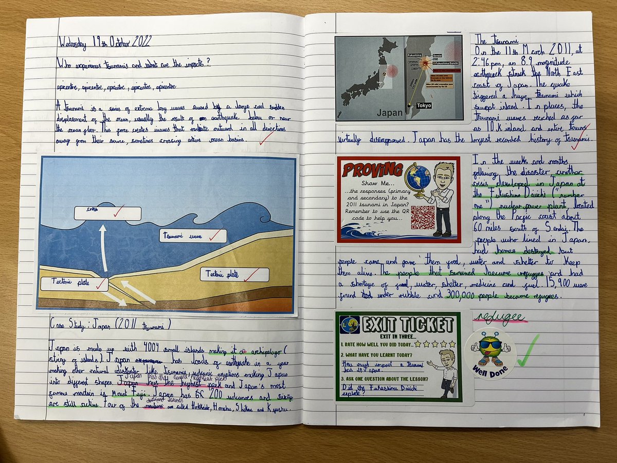 LLF_DHT's tweet photo. #LFP6MW have really enjoyed finding out about #tsunamis and the impacts that they have as part of their #Geography work 🌊 @lea_forest_aet @Lea_Forest_HT @AETAcademies @lea_forest_curr @BirminghamEdu @mrsrmurad @Lea_Forest_SLT https://t.co/A73Soq5mSK