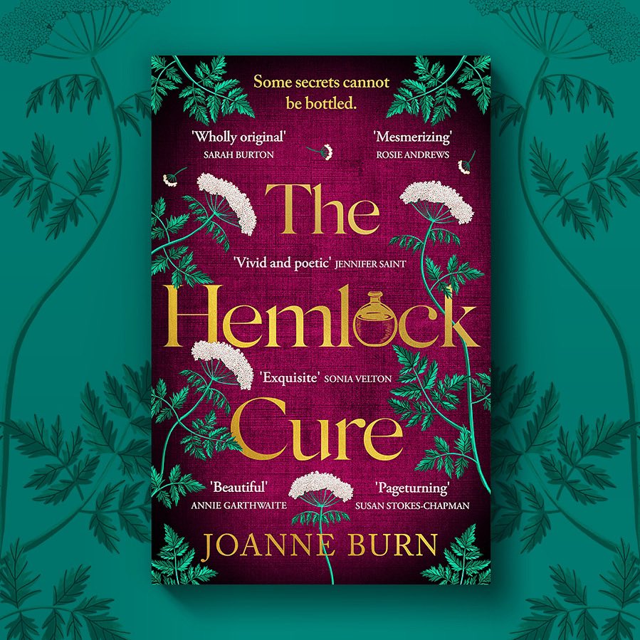 The Hemlock Cure by the amazing @Joanne_Burn got a swanky new look for the paperback 🤩🤩🤩 as well as incredible quotes from @SStokesChapman and @jennysaint !! If you haven’t read this book yet I highly highly recommend it!! Design for @LittleBrownUK @BooksSphere