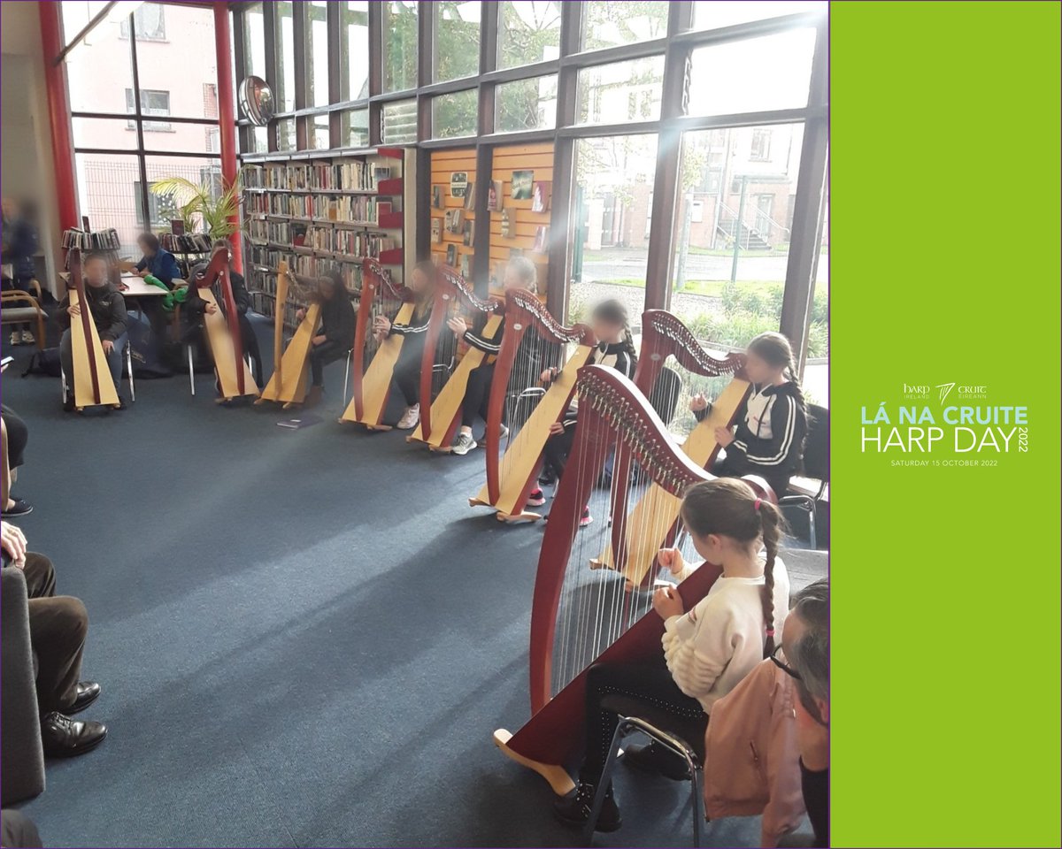 clarelibrary's tweet image. We had a lovely morning for Harp Day 2022 at Shannon Library, with a wonderful performance by harpists from Clare Harp Ensemble and Music Generation Clare.

#harpday2022 #ShannonLibrary