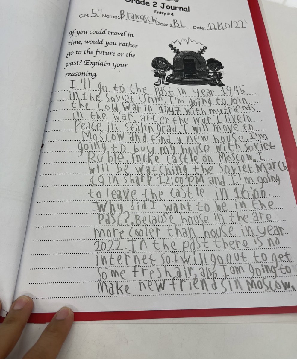 Tadi bagi rapot mid semester.
Wali kelasnya nunjukkin tulisan anak gua.
Ready.