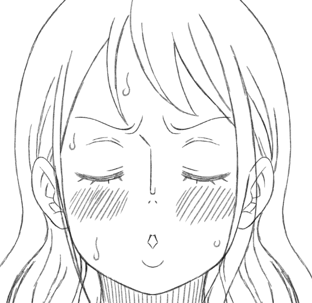 キス顔ナミさん落書き。エッチだ。 