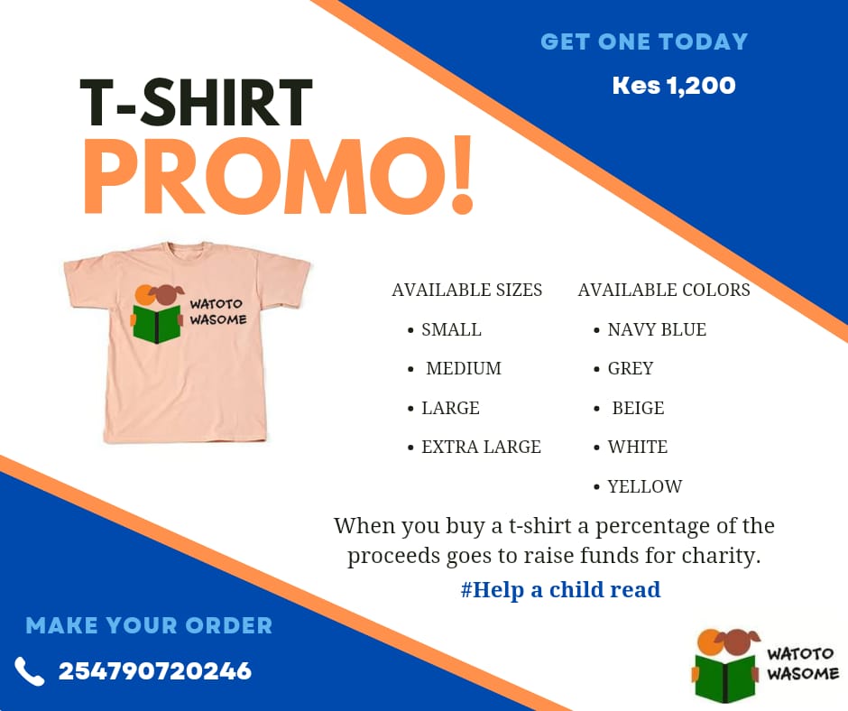 wwasome_org's tweet photo. Mapema ndio best!
Order your t-shirt today
More details in the poster
#helpachildread
#qualityeducation
#sdg4 https://t.co/yHKGbovp2k