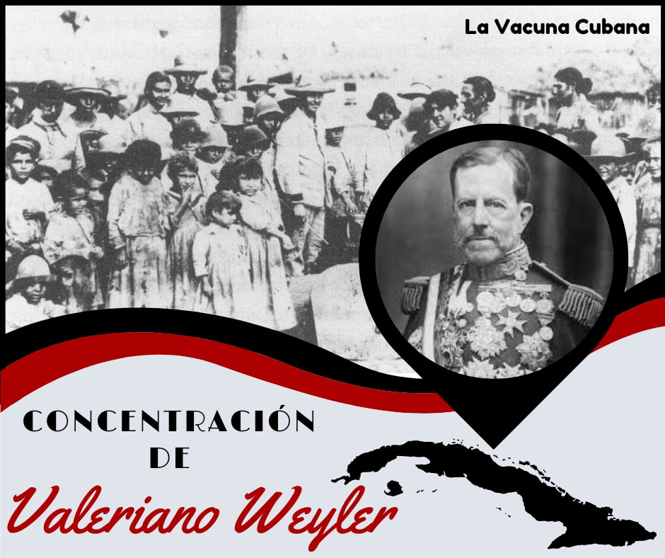 Vacuna_Cubana's tweet photo. La historia de la época colonial en #Cuba guarda momentos imborrables por la crudeza de sus acciones contra el pueblo, uno de los más lamentables fue la reconcentración de Weyler de 1896 que cobró la vida de cientos de personas inocentes. #CubaViveEnSuHistoria #TenemosMemoria https://t.co/TAm6AmrmXp