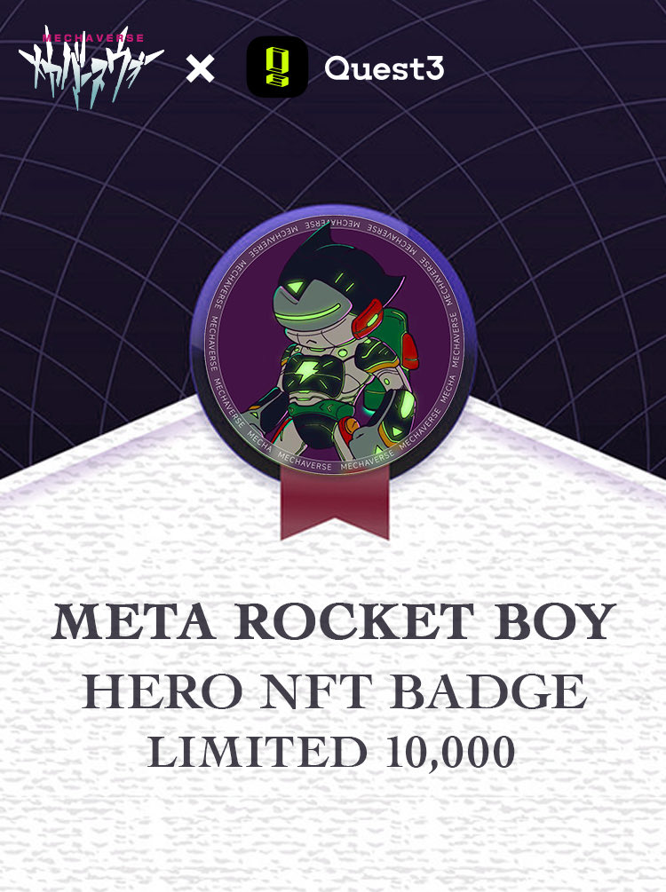 🎁Meta Rocket Boy Manuscripts Badge🎁

🚀We release 10000 commemorative badges in Quest 3, holders will have the opportunity to get MM token airdrop.#FreeMintNFT #Airport

✅Enter discord and complete Verification:discord.gg/FY8maA4Ugt

✅Badge Address: app.quest3.xyz/quest/69769571…