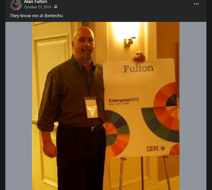 The_Iron_Monger's tweet photo. ~
~ I miss TechU . That's it - that's the tweet.
~
I do regret not bringing that sign home in 2013.
9 years ago today.
#NerdHerd #IBMChampion #FinTech #TechU #IBMTechU https://t.co/LoYSSZrhjY