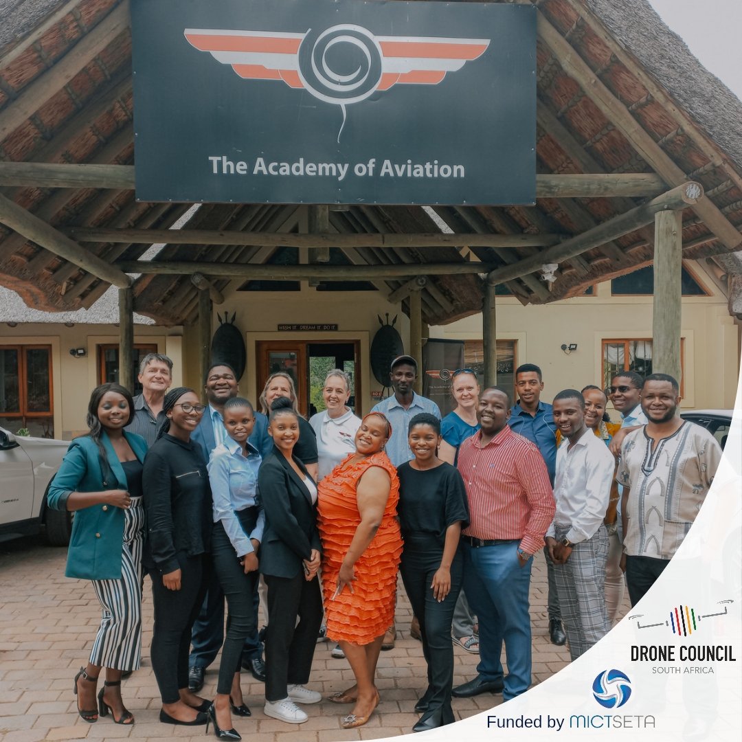 Our 20 graduate-interns, being trained as future dronepreneurs. Thanks to our partners <a href="/MictSeta/">MICT SETA</a> and the Academy of Aviation.

Youth leading the drone revolution.

#DronecouncilZA #droneeducation #youthdevelopment #thefutureisnow #beapartoftheconversation