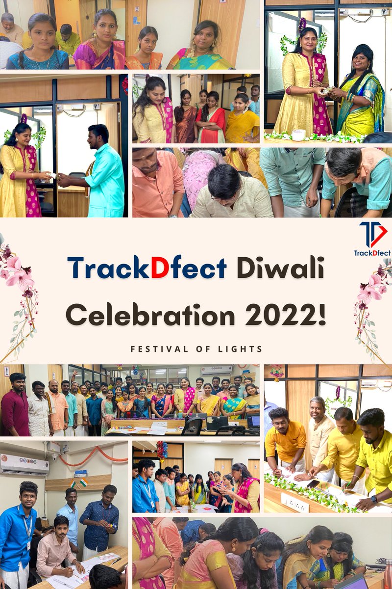 TrackDfect's tweet photo. TrackDfect Diwali Celebration 2022!!!
reach us @ https://t.co/quQHPEUpcO
call us @ +91 95661 05436
mail us @ info@trackdfect.com
#Diwali #OffshoreTesting #testing #TrackDfect #october #chennai #FestiveSeason #holidayseason #officecelebration #indianfestival https://t.co/wcIgmTkYnb