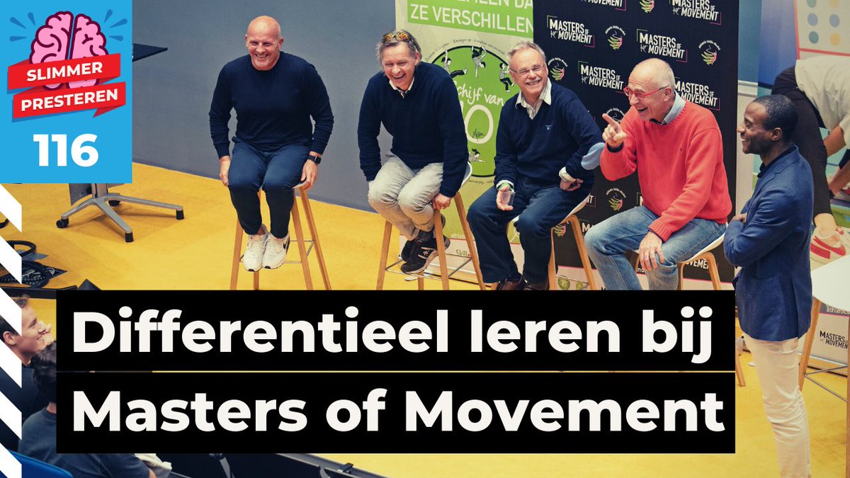 ☕️Verslag van de Masters of Movement over 'differentieel leren'. Want hoe kun je eigenlijk het beste een nieuwe beweging aanleren?

🦎Juist door het aanbieden van variatie of toch door de kracht van herhaling?

👉via slimmer-presteren-podcast.nl/seizoen-6/116-… , Spotify of jouw favo podcast app 🎧
