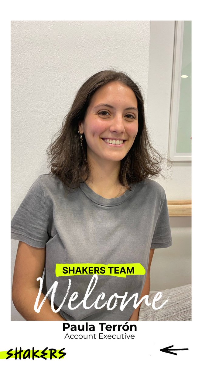 shakersworks's tweet image. ¡Welcome Paula Terrón!

Seguimos creciendo y queremos que vayáis poniendo cara a todo el equipo que se deja la piel detrás de #shakers para lograr reinventar el mundo del #trabajo.

#freeworking #shakers