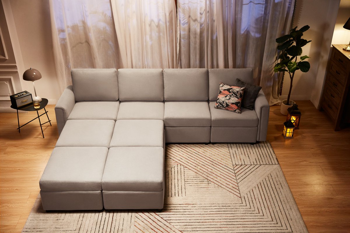 linsy_home's tweet photo. It allows you to customize various configurations such as a typical L or U shape couch, update the colors and materials of your sofa covers, and change the direction of the seat frame freely.
LINSY HOME Modular Sectional Sofa.https://t.co/UjhBxvQxcb
#linsy_home #modularsofa #sofa https://t.co/fGn6vkLHVD