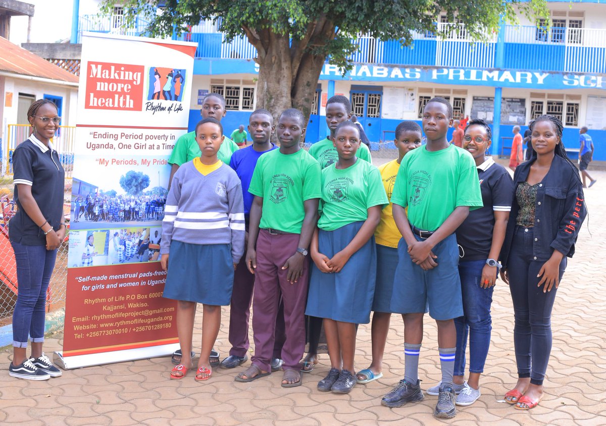 muyenga_high's tweet photo. We are happy to partner with @Rhythmoflife1 on their #Endingperiodpoverty initiative. 

Our students were equipped with information on menstrual hygiene management and skills on making re-usable sanitary pads. 
@IMiwanda @KYOBEPATRICK @VictoriaMerabF @MuigaiMary1 @kamashanyu https://t.co/Nk5XCRUY4N