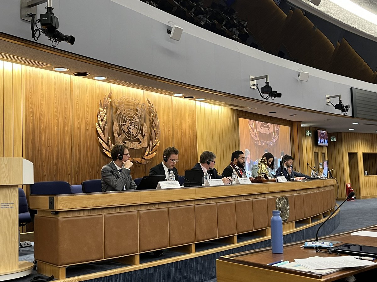 shippingics's tweet photo. ICS Director of Strategy & Communications @Stuart_Neil at the 2nd IMO Symposium on alternative low & zero carbon fuels for shipping discussing the opportunities of the fuel transition for developing countries #IMOFutureFuels @IMOHQ https://t.co/iUgmLVTgCR