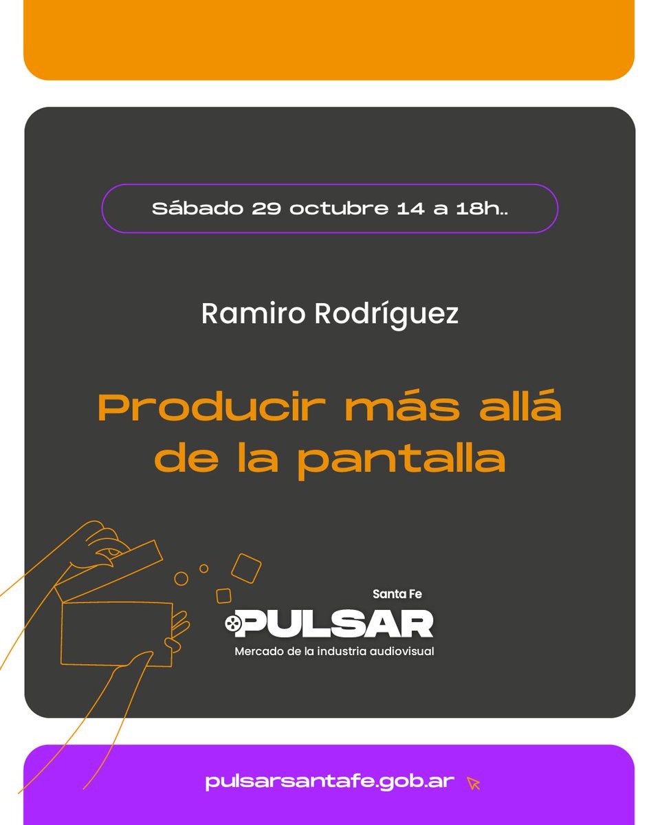 ind_creativassf's tweet photo. 💪WORKSHOPS PULSAR 2022☢️

Durante la Semana Pulsar se desarrollarán 3 talleres para realizadores audiovisuales y estudiantes avanzados de artes visuales y medios audiovisuales que vivan en la ciudad de Santa Fe y la región

Toda la info en https://t.co/Y4d99GwgiP https://t.co/nFV8qw9F7Y