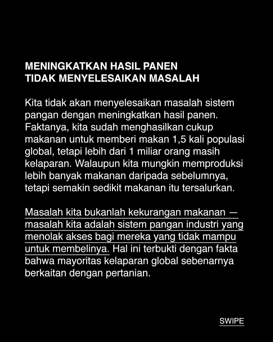 worktifarm's tweet photo. Bagaimana Mengubah Sistem Pangan (4/10) https://t.co/WYX1JOJ8yF