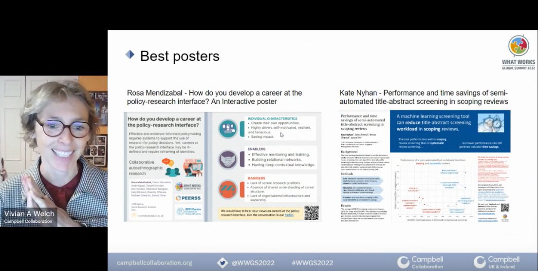 WWGS2023's tweet photo. 🏆 The two best posters of #WWGS2022 were from Rosa Mendizabal and @KDNyhan. All the posters are still available on the event platform. https://t.co/oJ6zT9dJrS