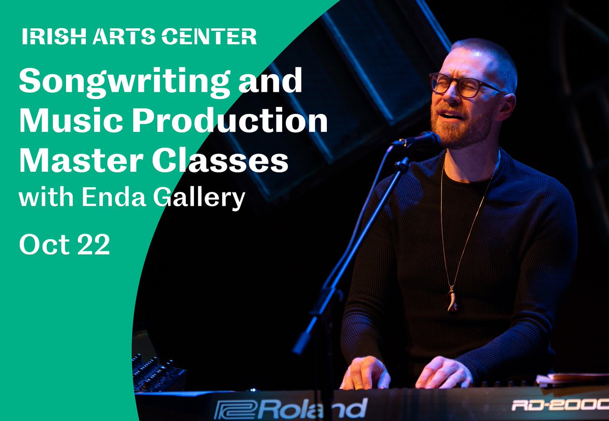 Big City Folk (@bigcityfolk) on Twitter photo This Saturday 10/22 our friends <a href="/IrishArtsCenter/">Irish Arts Center</a> are hosting masterclasses in #songwriting and #production run by <a href="/endagallery/">Enda Gallery</a> BCF friends get a 15% discount with code ENDA15
More info at irishartscenter.org
#bigcityfolk #irishartscenter #endagallery This Saturday 10/22 our friends <a href="/IrishArtsCenter/">Irish Arts Center</a> are hosting masterclasses in #songwriting and #production run by <a href="/endagallery/">Enda Gallery</a> BCF friends get a 15% discount with code ENDA15
More info at irishartscenter.org
#bigcityfolk #irishartscenter #endagallery