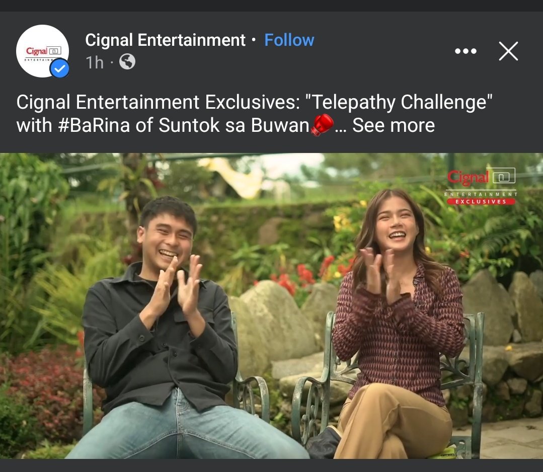 yana_amaris's tweet photo. Link: https://t.co/SBpxwBDyeu
Telepathy Challenge with Barina of Suntok sa Buwan ๐ฅ๐ฅ
#MarisRacal
#SuntokSaBuwan
#TelepathyChallenge
#CignalEntertainment
#BaRina ๐๐๐ https://t.co/mzLtQkURo6