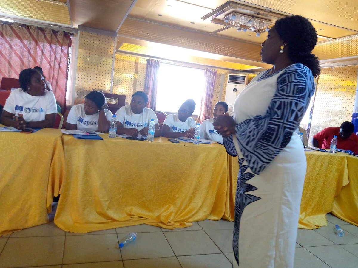 DinganaRaymond's tweet photo. Day 2 of CHRDA workshop on Digital Rights and Digital Security for Human Rights Defenders in the NWR: Participants are being trained on understanding holistic security by Ms Ngassa. Earlier, Pedmia Shatu took participants on use of mobile apps to report violations etc. https://t.co/Xifc6Wa05R