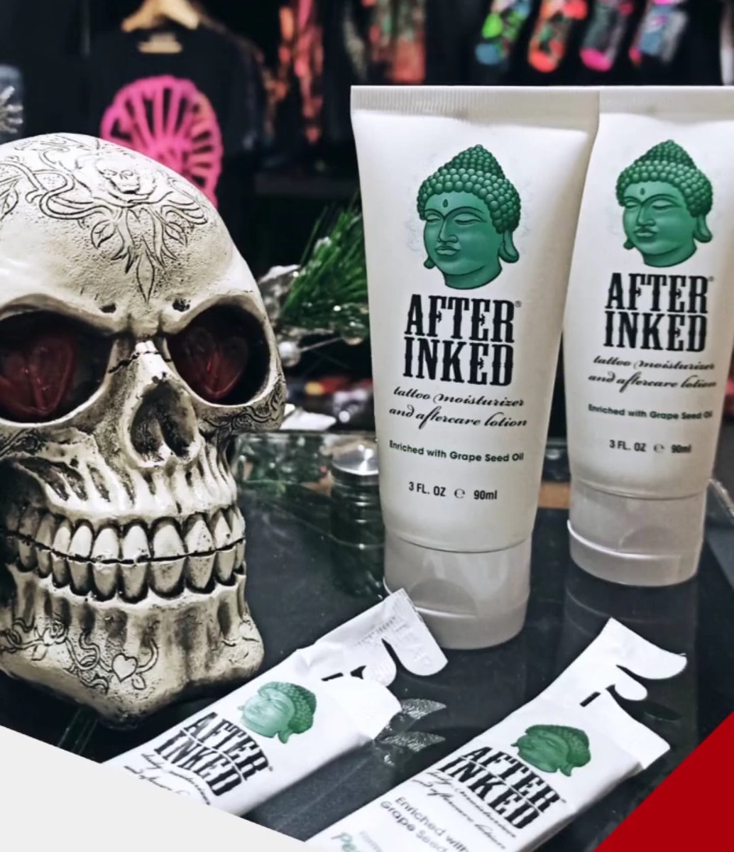 AfterInked's tweet photo. Face your fear and grow faith in your abilities! #FearlessFriday #FictionFriday #FollowFriday #FF #FridayFun #afterinked #proudusers #formulatedforperfection #afterinkedeveryday #tattooaftercare #vegan #skull #skulltattoo #calaveratattoo #misswildwest #hhorlandotattoo https://t.co/alecd7DcNW