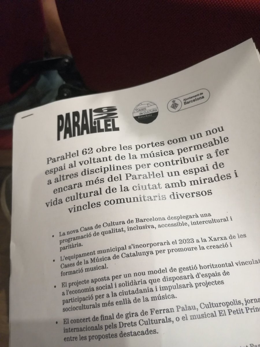 tonipunti's tweet photo. L'antiga Sala Barts (i antigues Artèria, Scenic, discoteca Studio54, teatre Español...) es reinventa amb nova gestió -@lAfluent, @quesoni i #SalaUpLoad-. L'espai manté la titularitat de @bcncultura i el dirigirà @annetabcn. L'objectiu, obrir-se i renovar usos i formats. https://t.co/IwAsEqs7KR
