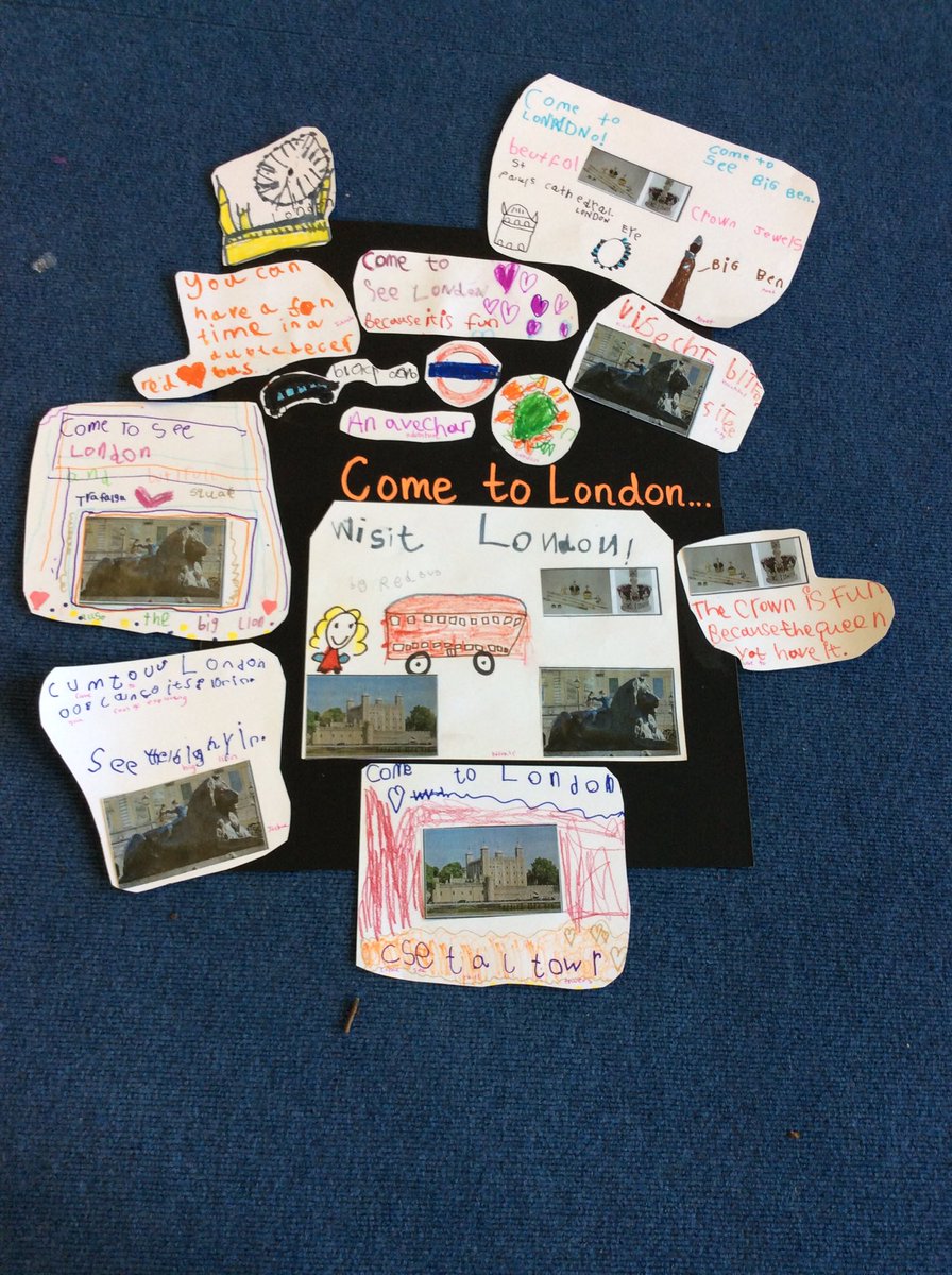 Year 1 have enjoyed reading Katie in London by @mrjamesmayhew . We have created a poster inviting others to visit our great city. Like @SadiqKhan #WeLoveLondon