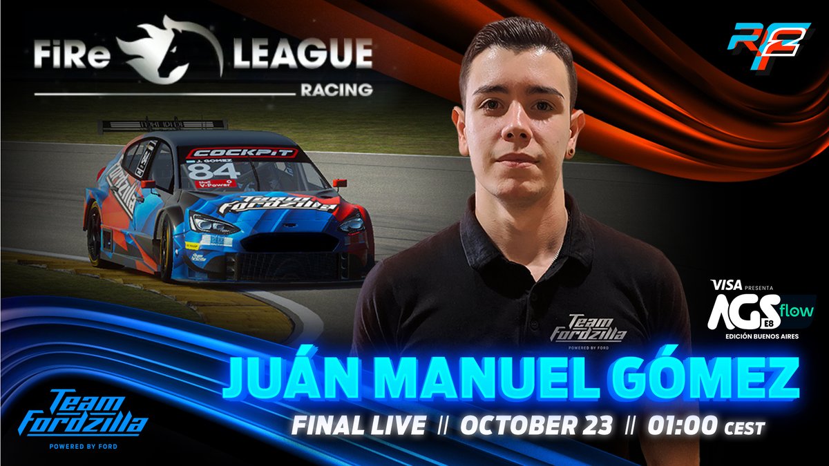 Team Fordzilla (@teamfordzilla) on Twitter photo It's the final of @FiReLeagueCSGO Racing, live from Argentina Game Show!
Tune in at 01:00 CEST to cheer on #TeamFordzilla's <a href="/jmgomez34/">Juan Manuel Gómez</a>. 😀
📺 twitch.com/fireleaguetv It's the final of @FiReLeagueCSGO Racing, live from Argentina Game Show!
Tune in at 01:00 CEST to cheer on #TeamFordzilla's <a href="/jmgomez34/">Juan Manuel Gómez</a>. 😀
📺 twitch.com/fireleaguetv