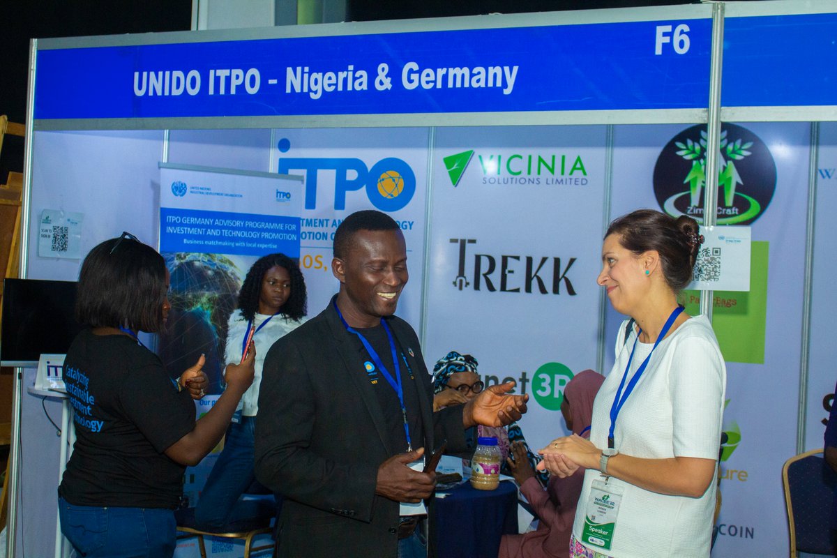 ItpoAfrica's tweet photo. UNIDO ITPO co-exhibitors are here at our exhibition booth, and we will be sharing photos of their activities, too.

#wacee2022 #boothengagement #ongoingactivities #participantengagement #sharinginsights #promotinginvestment #technologytransfer #day3 https://t.co/lzB1Ddbwyz